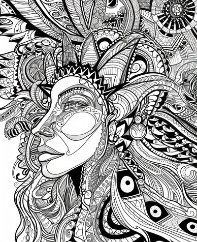 Adult's Free Coloring Pages Digital Download.