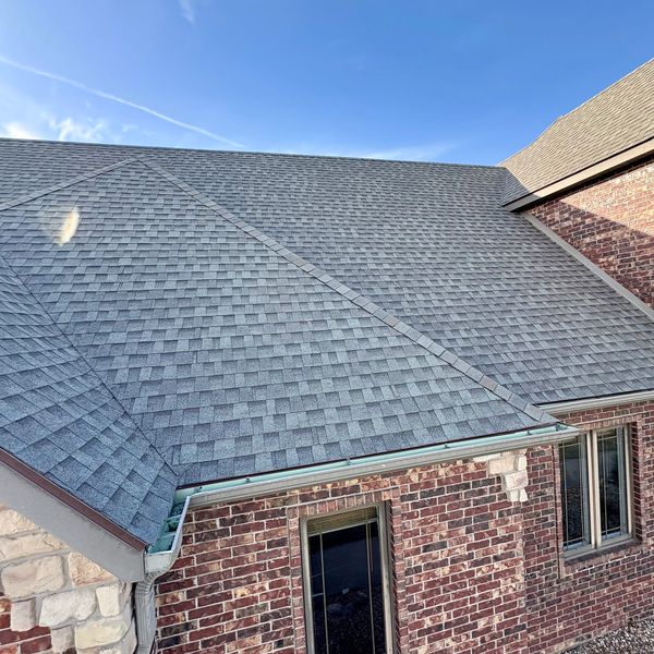 After soft wash roof cleaning in Springfield Missouri