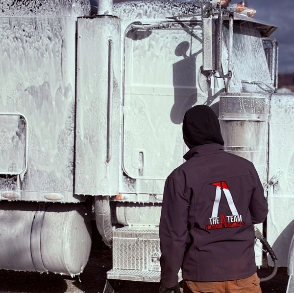 Dirty commercial fleet vehicles before professional fleet washing in Springfield MO