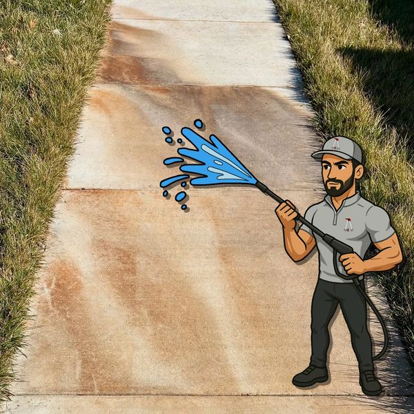 Heavy staining on commercial surface before specialty chemical treatment in Springfield MO