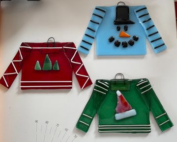 Ugly Sweater Christmas Ornaments 