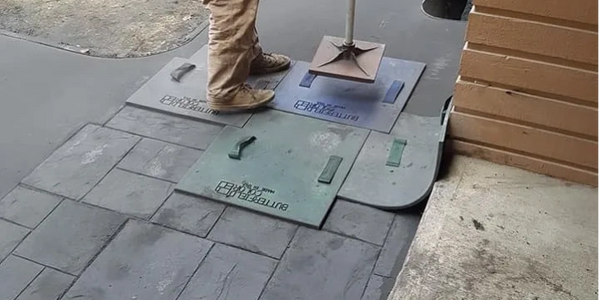 Diamond Built Construction- Stamped concrete