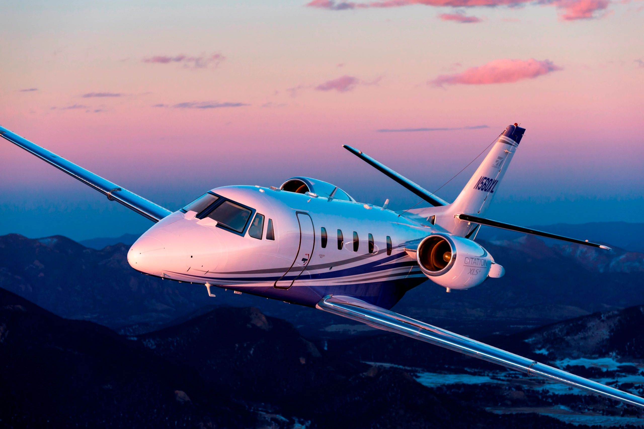 Textron Citation XLS in Flight