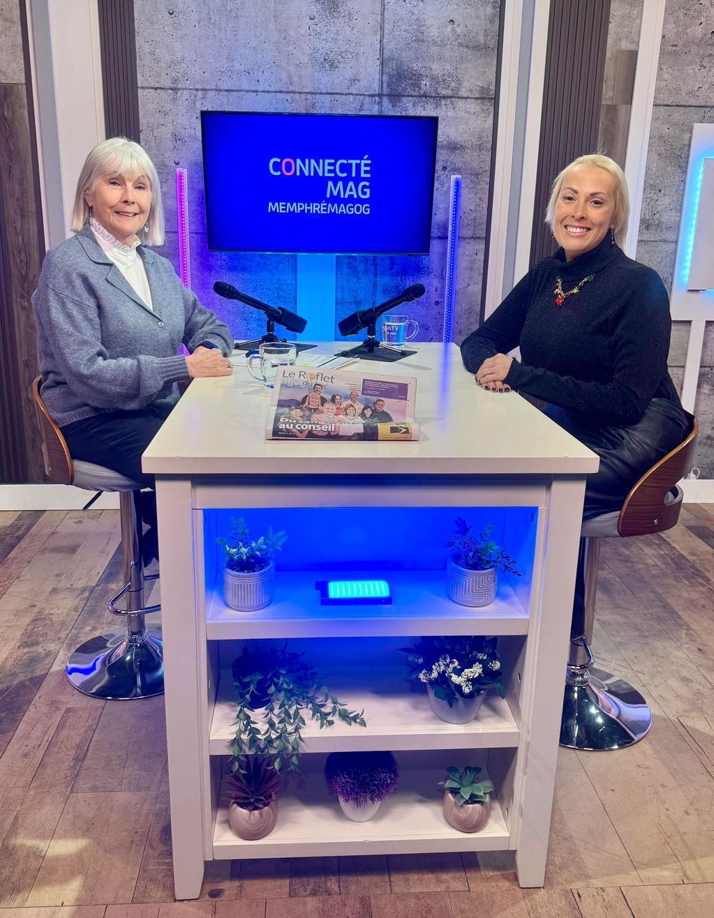 Entrevue avec Danie Béliveau pour Connecté Magog sur les ondes de Cogeco et NousTV 