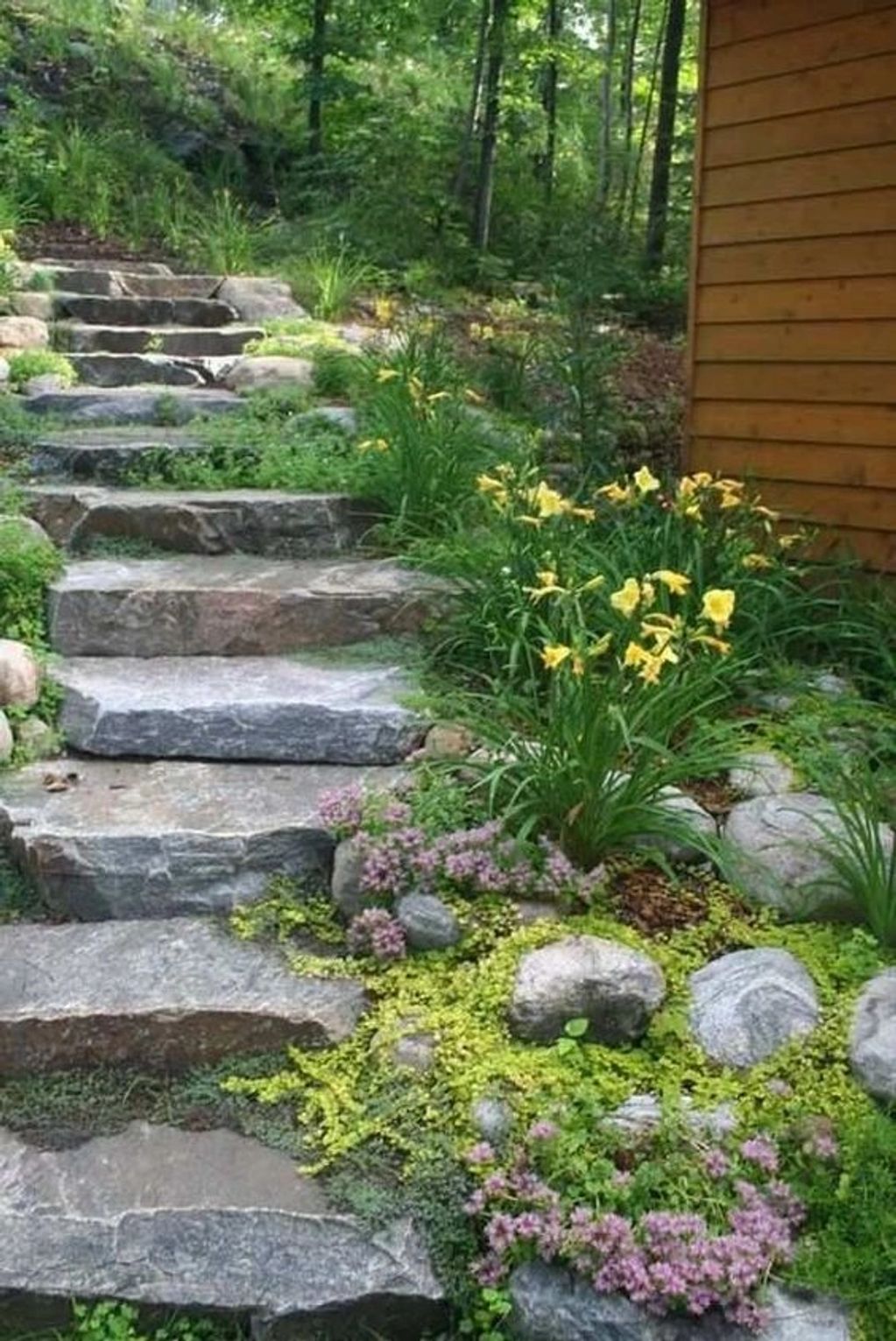 Landscaping landscaper garden grand rapids design eco friendly stair grading west Michigan planting