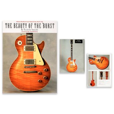 A book about guitars featuring a Les Paul burst.