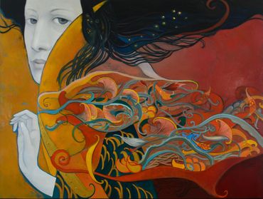 Selene
Oil on Wood 
30"x40"