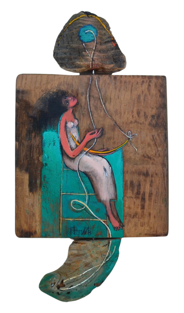 The Moon Tales 2
Oil on Wood
3"x 5"