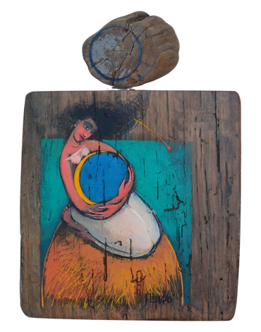 The Moon Tales 1
Oil on Wood
3"x 4"