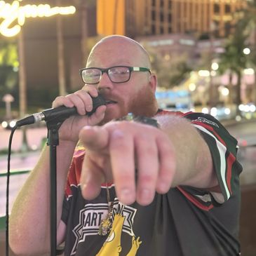 Matthew Redd Cyrano MacLean, Las Vegas Karaoke KJ portrait