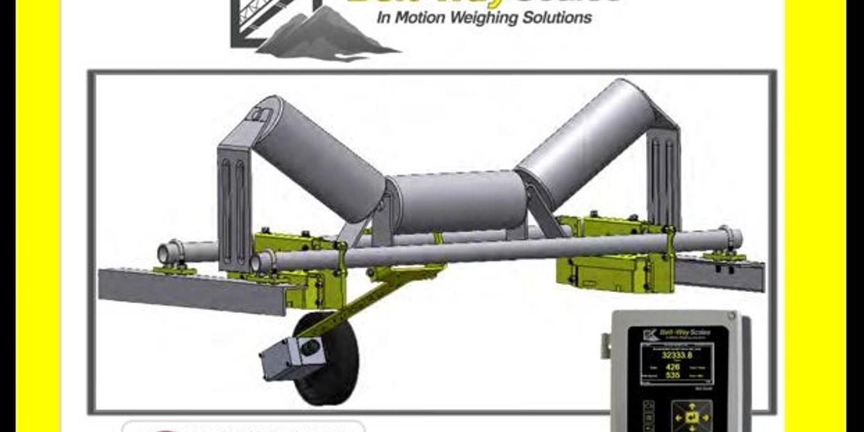 Belt weighing system online