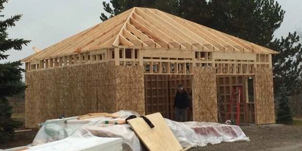 new garage underway