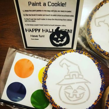 Paint Your Own Halloween Cookies