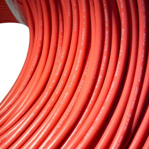 Cable Con Aislamiento De Silicona Y Vibra De Vidrio H05S-K | Huacheng