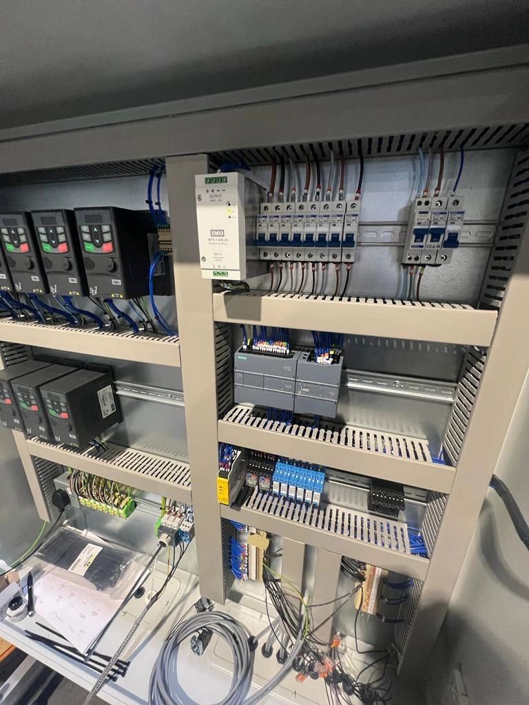 Large bespoke plc and inverter control panel - universal solutions hull ltd