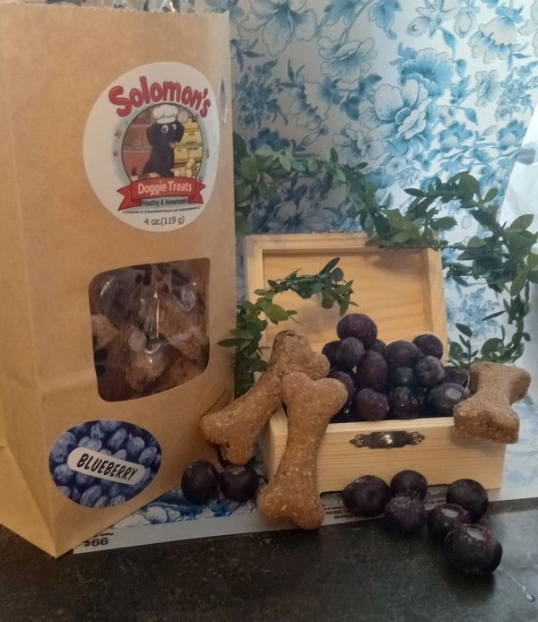 Blueberry Doggie Treats