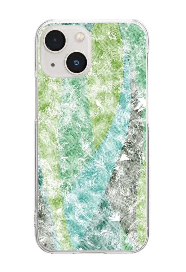 iPhone case with 'Spring Meadow' design by Keiko Okamoto