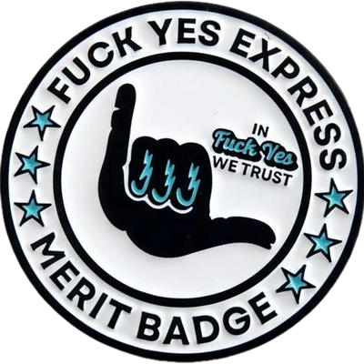 Fuck Yes Merit Badge Image