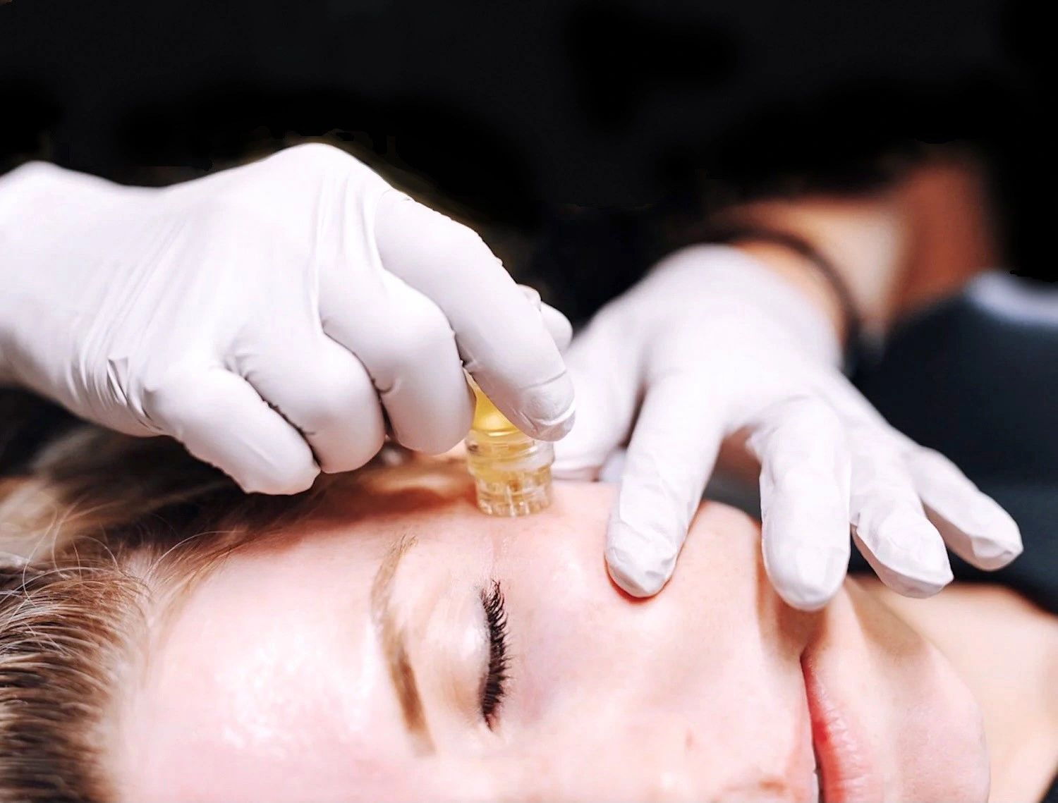 Aquaglo facial treatment in South Portland, Maine