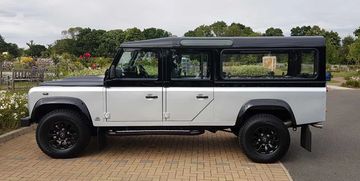 Landrover hearse 