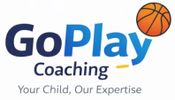 Logo for GoPlay Coaching with a basketball image.
