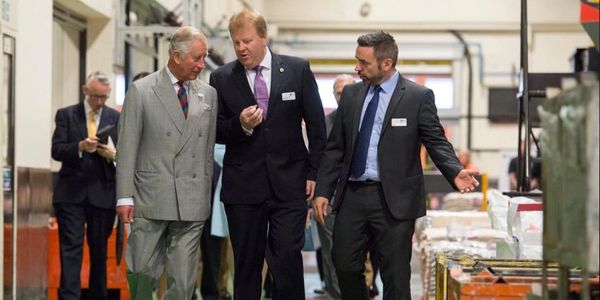 Adam Lawrence meeting with King Charles III