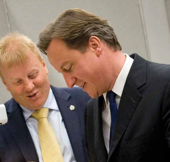 Adam Lawrence meeting with Prime Minister David Cameron