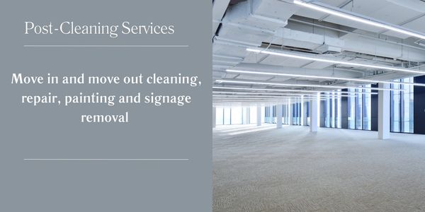 Deep cleaning to a move in our out space will deliver the feel of completion. 
