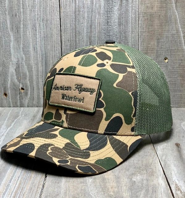 Old School Green Patch Trucker w/ Green Mesh