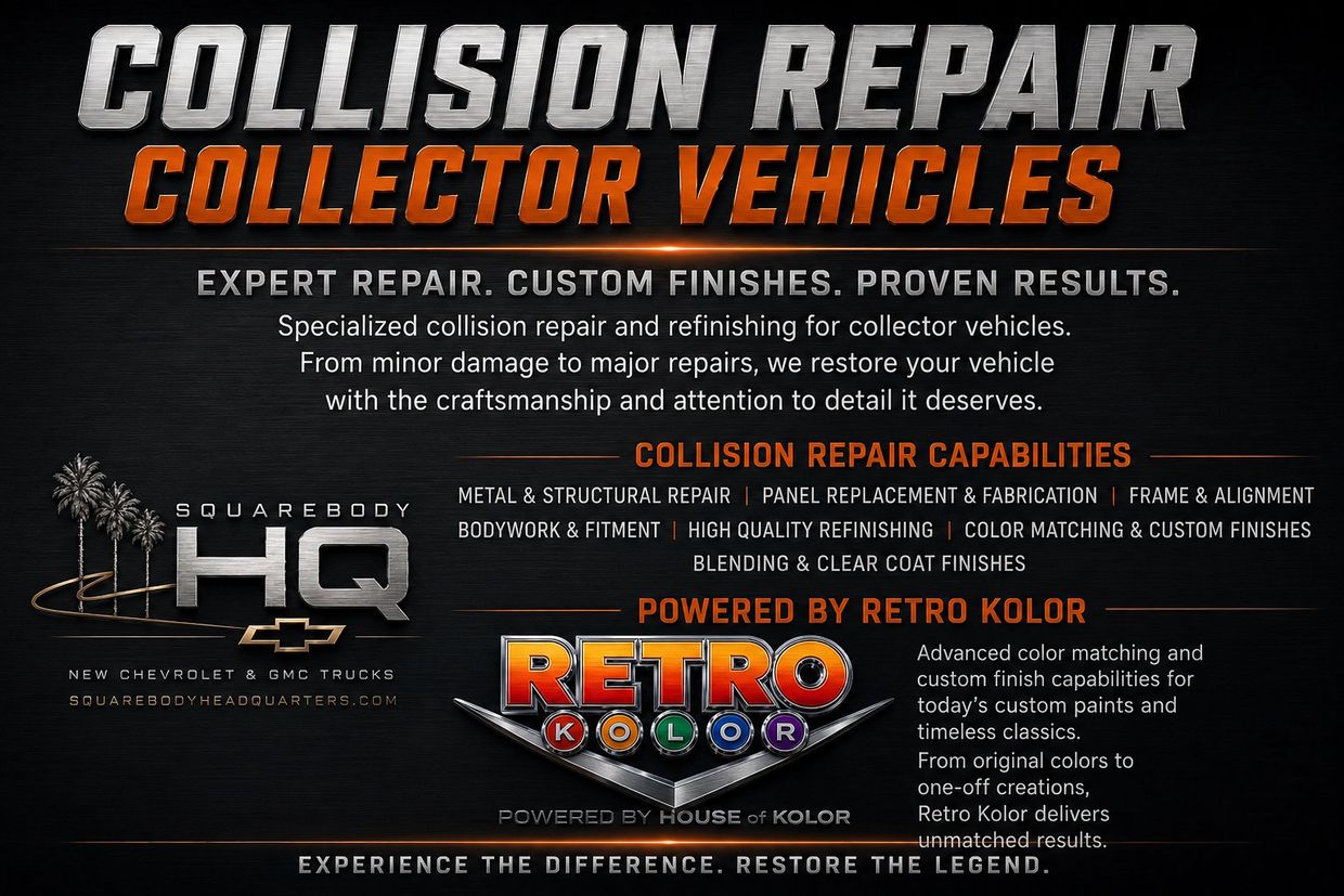 Collision Repair Collector Vehicles