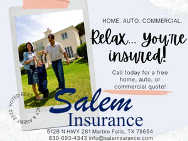 Relax... you're insured! Home, Auto, Commercial Insurance