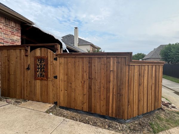  Custom board on board read cedar Fence Plano Tx 