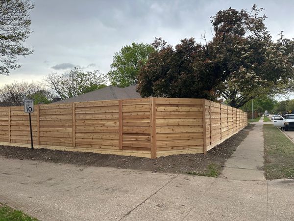  Japan Style  Horizontal Fence  Southlake Tx 