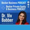 Podcast cover for Becker Business featuring Dr. Viv Babber.