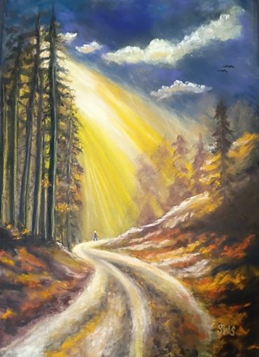 From my imagination---  "Walk in the Light"
