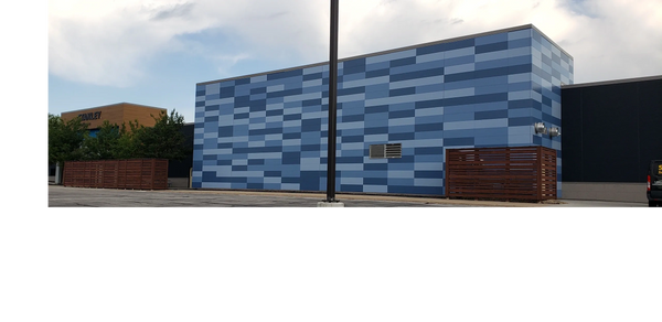 New Nichiha panels on Stanley Building