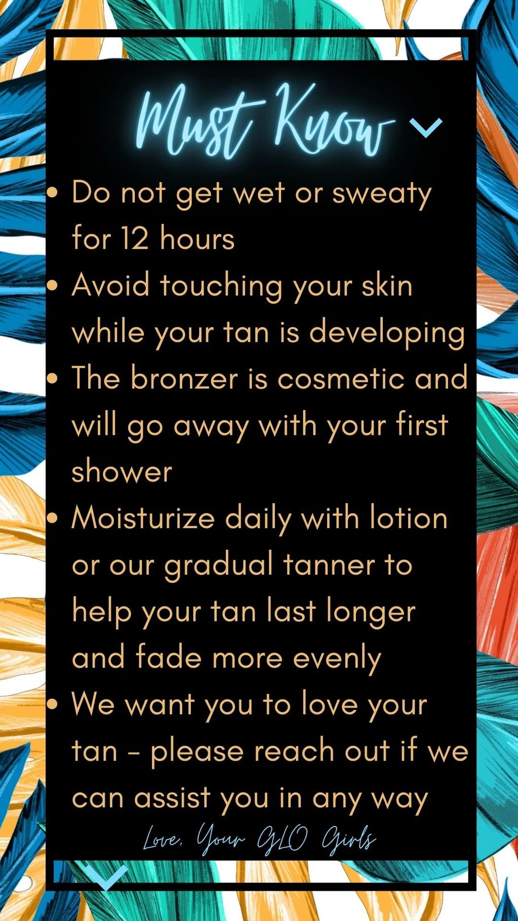 sunless tanning instructions