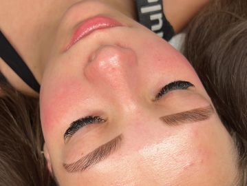 facial and eyebrow lamination