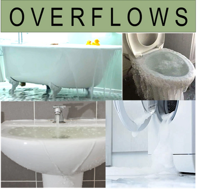 Any type of overflow mishaps or problems can cause mold, Moisture Intrusion,  Leaking pipes, Plumber