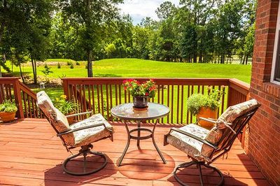 Nice decking, relax on a new deck