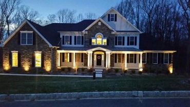 view of  a house at the night