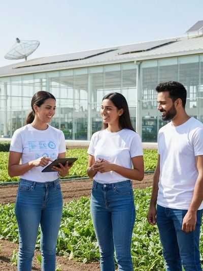 Agribusiness Investment & Project Development Consultancy" features a dynamic group of 4-5 people