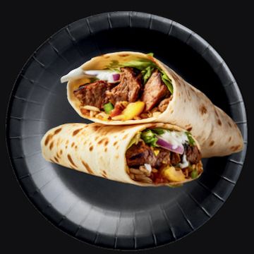 SpiceX Chicken Shawarma Wrap