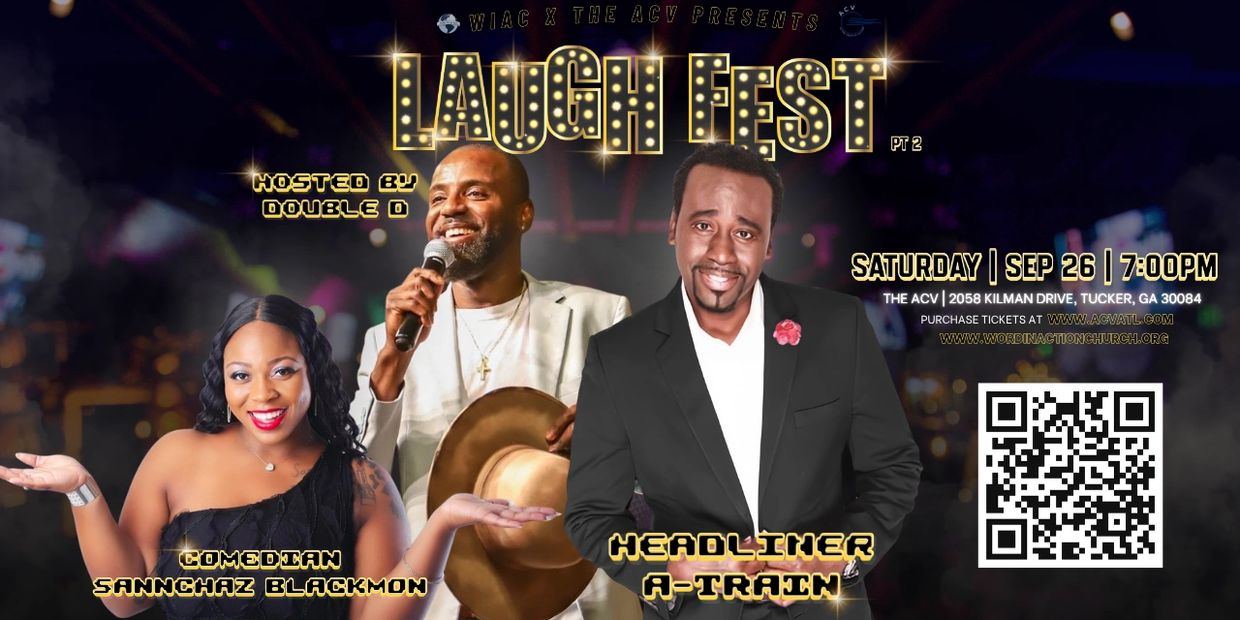 Laugh Fest event featuring comedians.