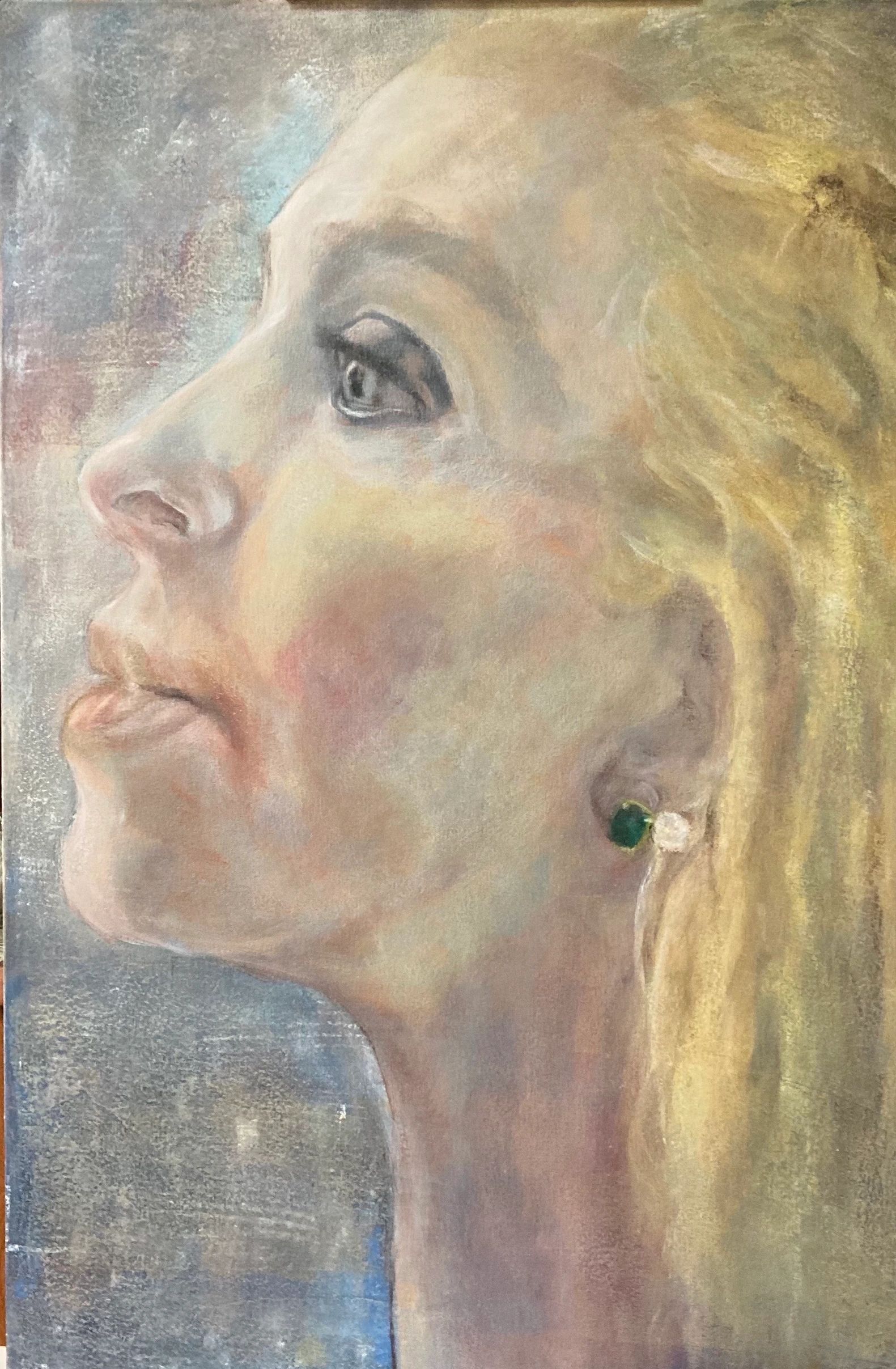 Self Portrait 3. Oil on Canvas, 36"x24"