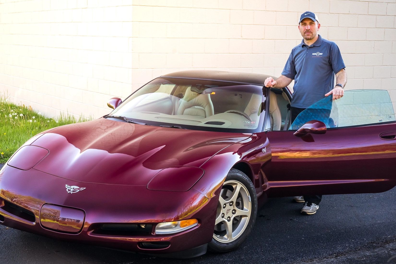 Albert, Block A Chip owner, with his 50th Anniversary Corvette.