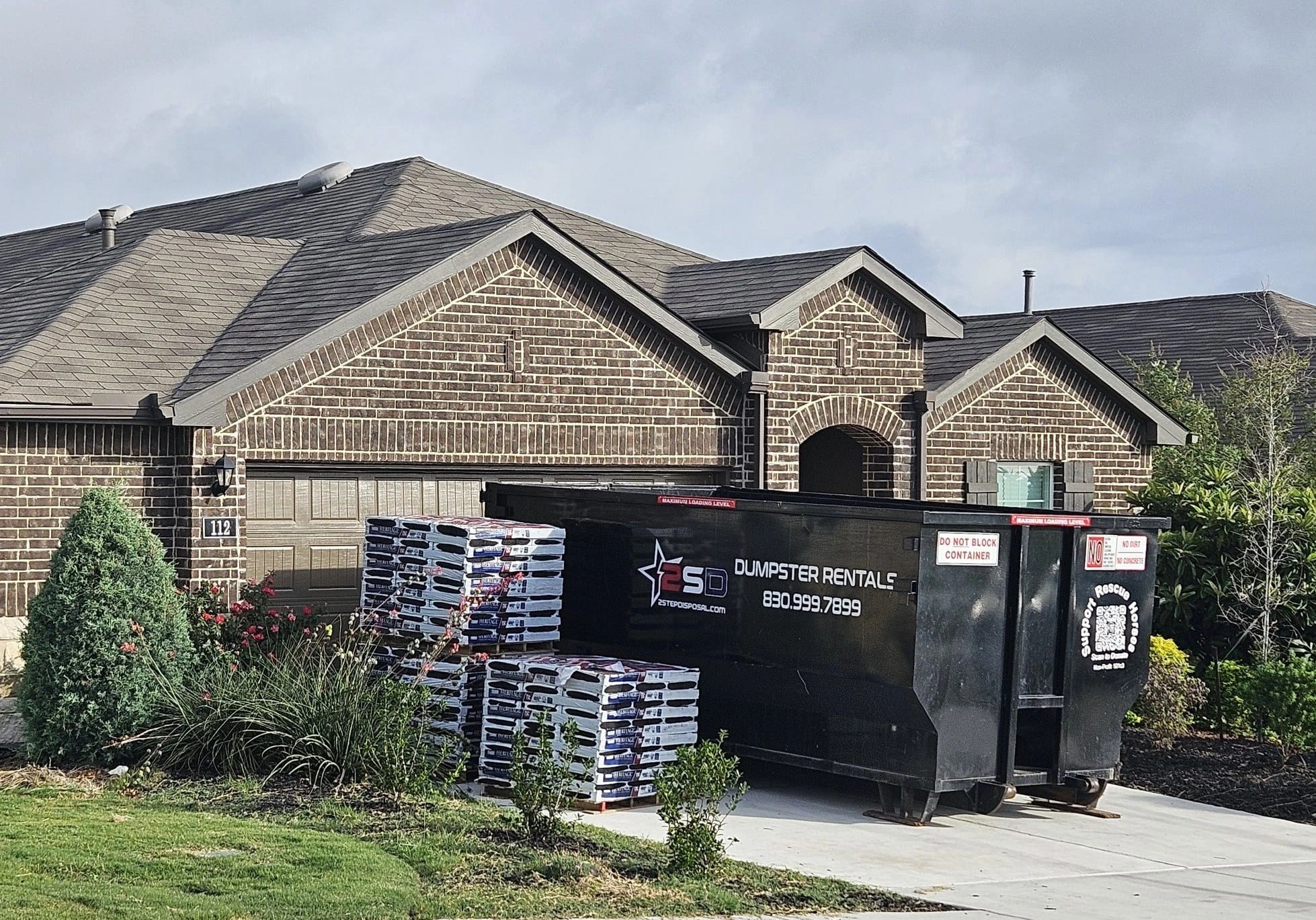 Two Step Disposal & Hauling, LLC dumpster rental