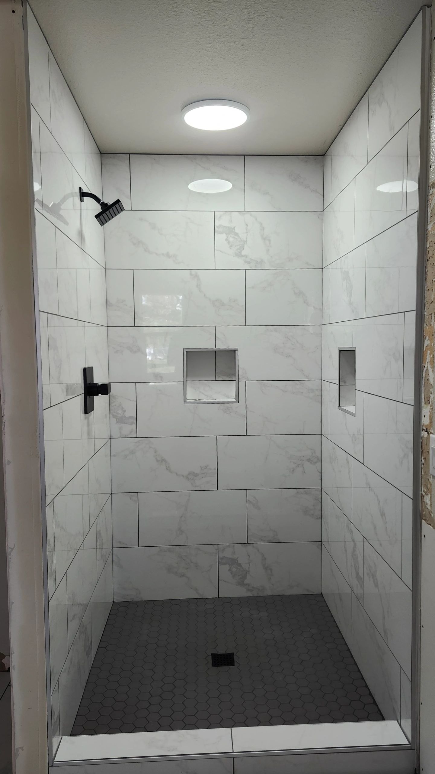 Walk-in shower remodel