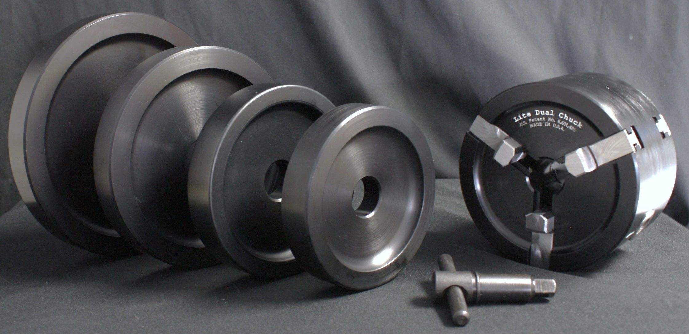 Elite Enterprises Inc. Lite Dual Chuck Adapter for Turning Rotors and