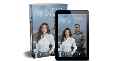 Book cover and e-book of "In Two Weeks" by Jen Talty.